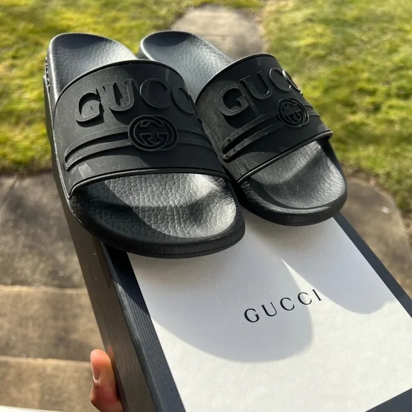 Gucci | Shoes | Gucci Slides Lightly Used 2 Obo | Poshmark display picture 1
